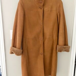 Vintage Danier Couture Tan Shearling  coat